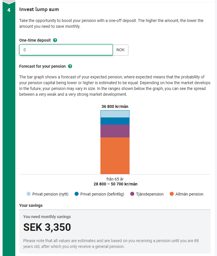 Step 4 – Invest Lump Sum