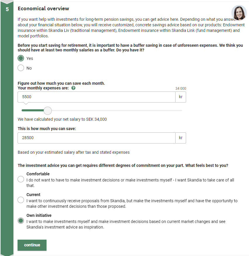 Step 5 – Suitability (partial)